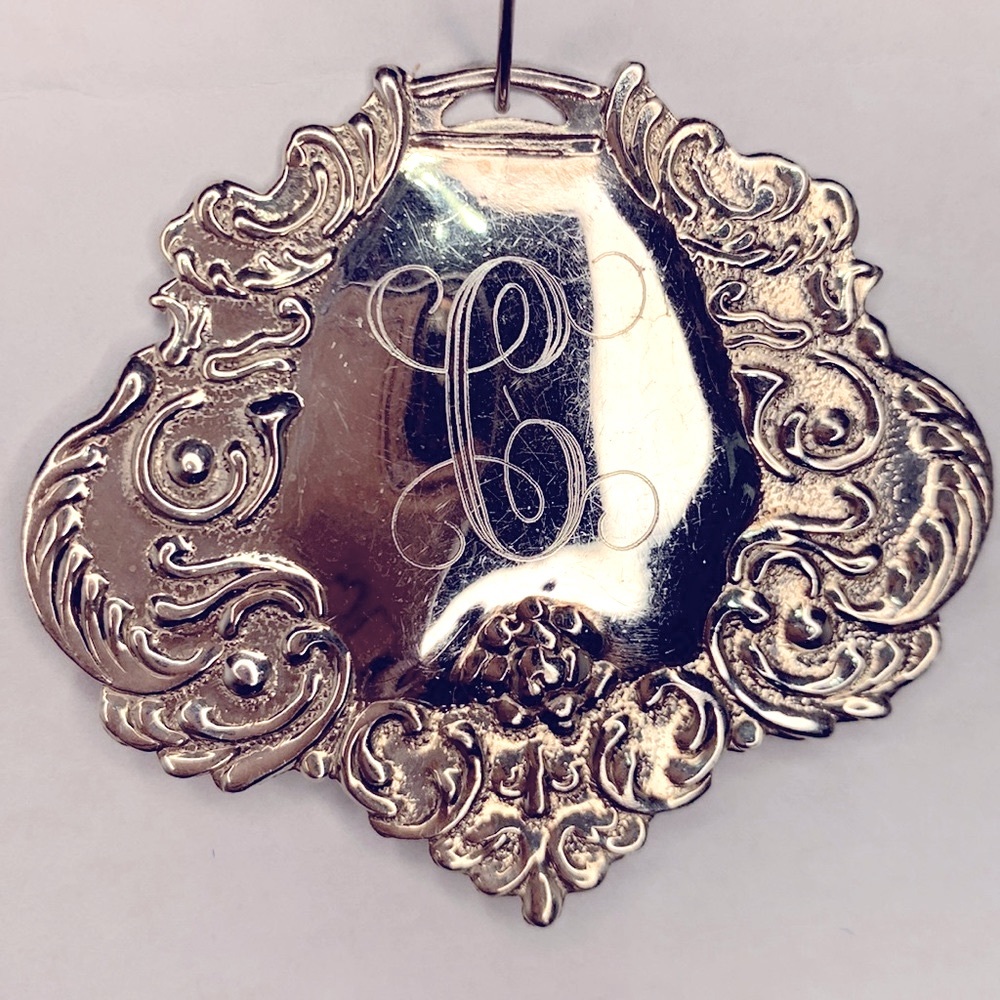 Silver Ornate Necklace Pendant